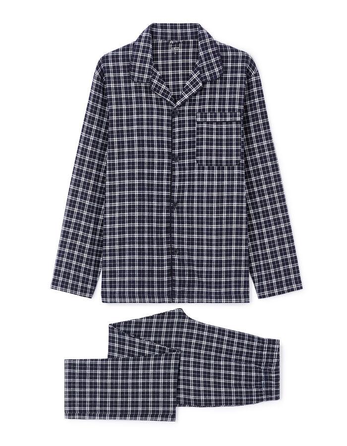 Celio Pyjama Pantalon 100% Coton - Marine