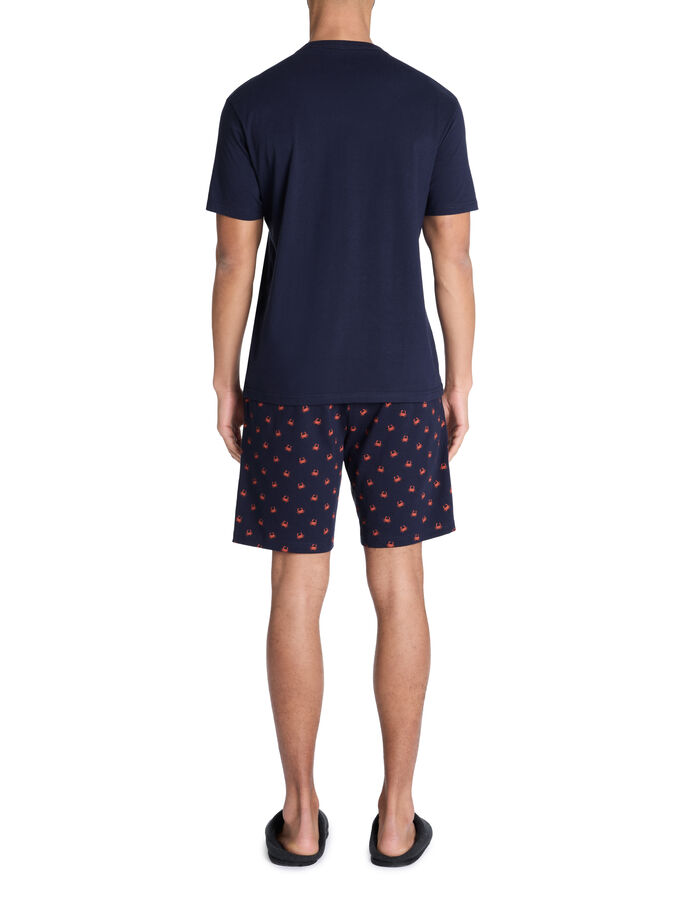 Celio Pyjama Short 100% Coton - Marine