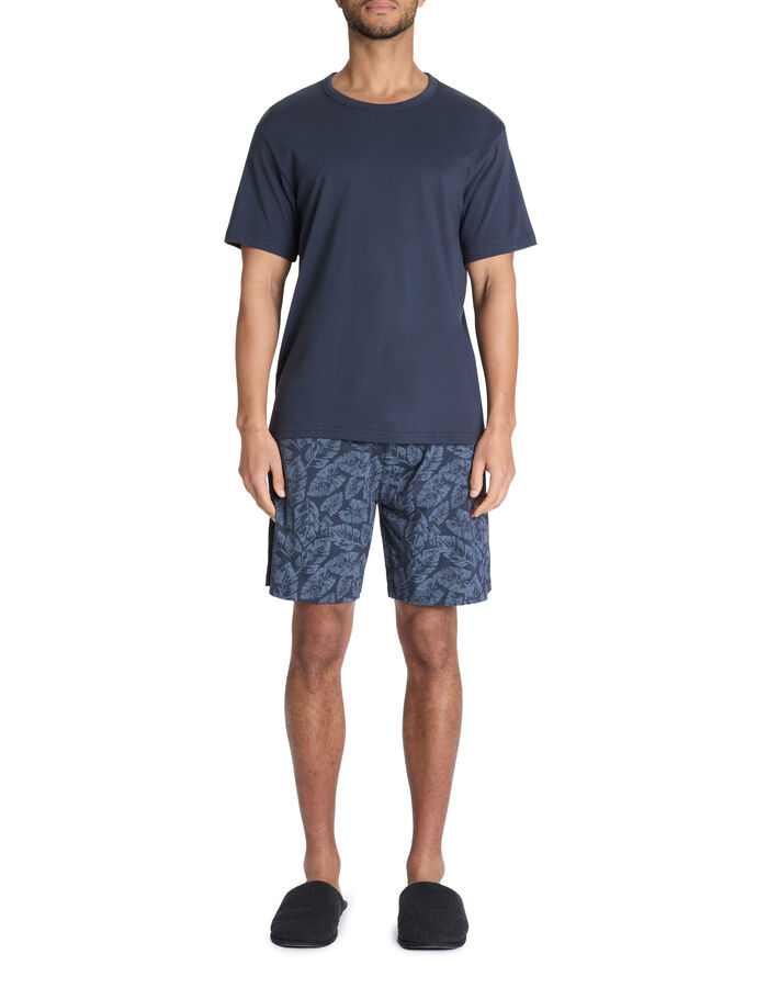 Celio Pyjama Short 100% Coton - Marine