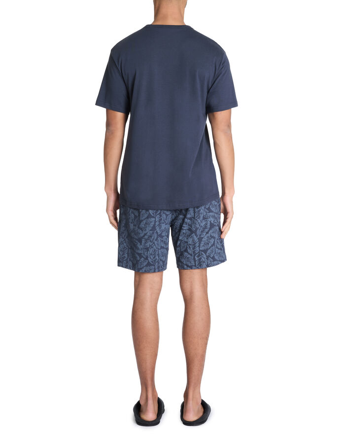 Celio Pyjama Short 100% Coton - Marine