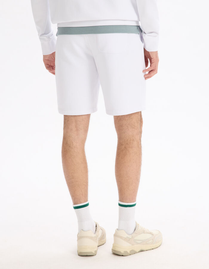Celio Short En Molleton - Blanc