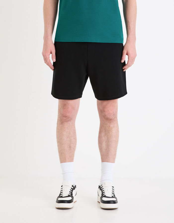 Celio Short En Molleton - Noir