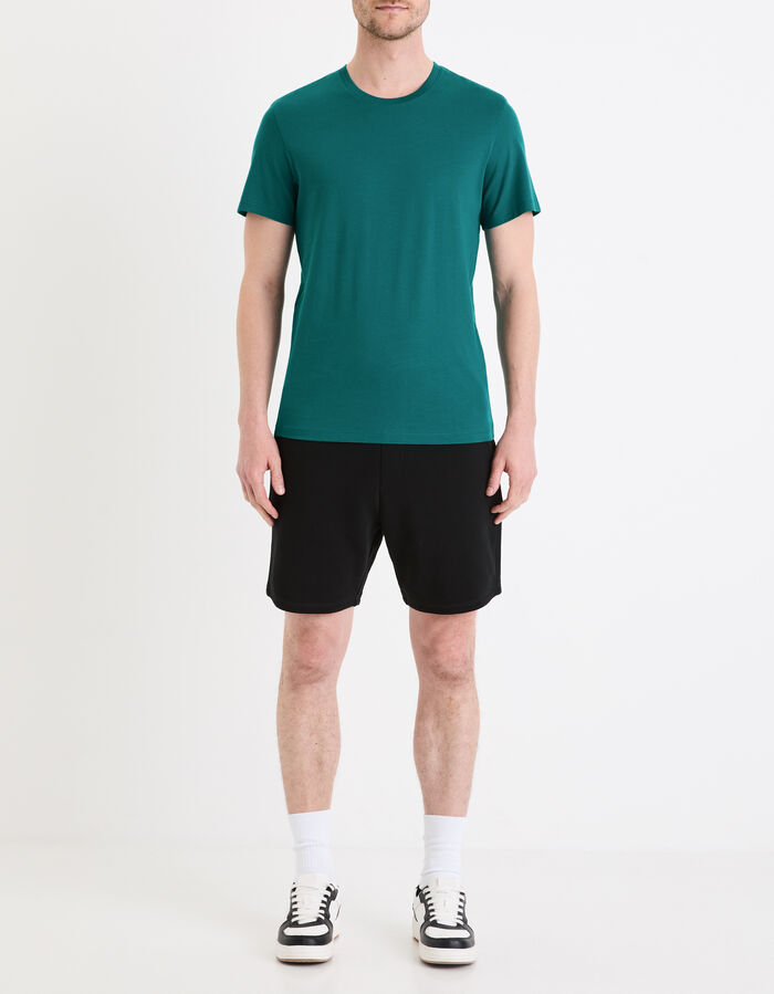 Celio Short En Molleton - Noir