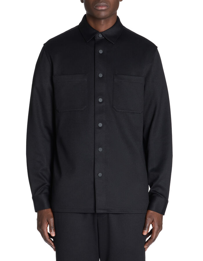 Celio Surchemise Texturée 2 Poches - Noir