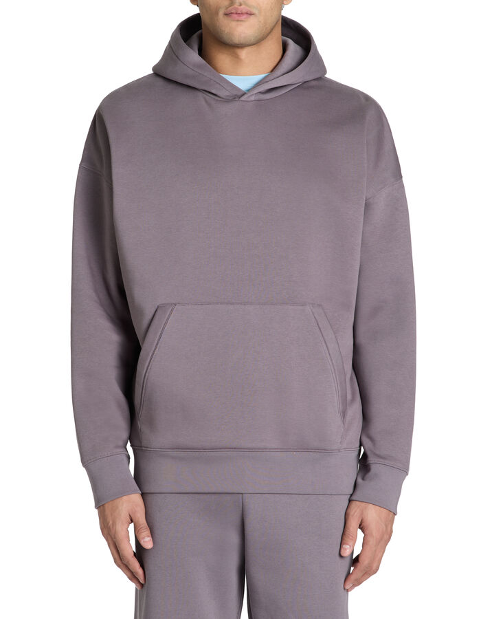 Celio Sweat Oversize à Capuche 100% Coton - Gris