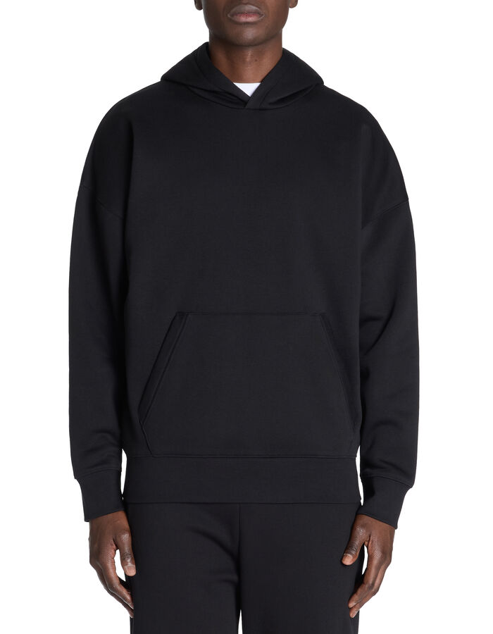 Celio Sweat Oversize Capuche Coton Mélangé - Noir