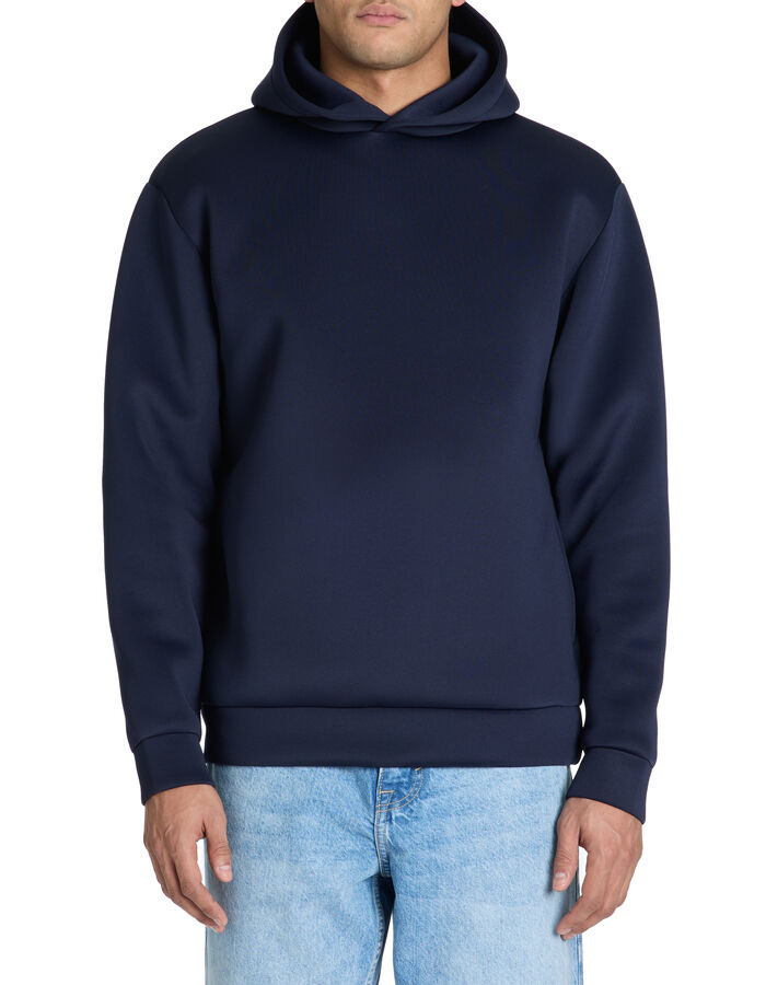 Celio Sweat Oversize Capuche Néoprène - Marine