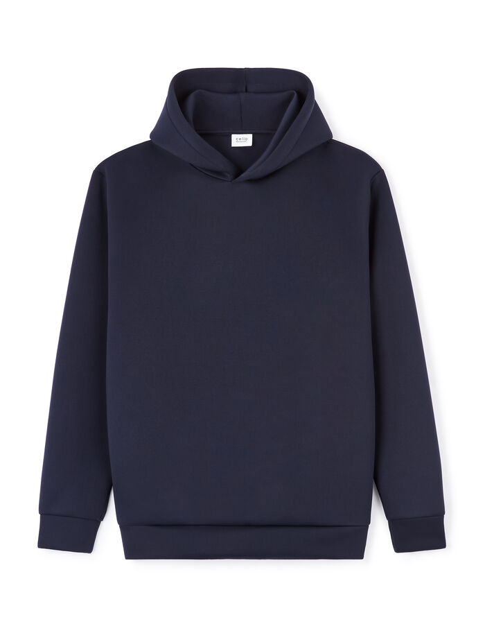 celio Sweat oversize capuche néoprène - marine