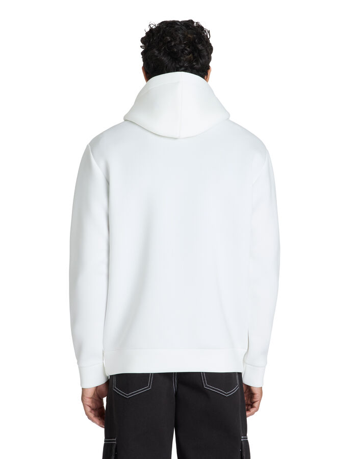 Celio Sweat Oversize Capuche Stretch - Blanc