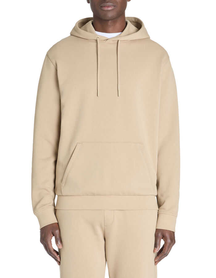 Celio Sweat Regular Capuche 100% Coton - Beige
