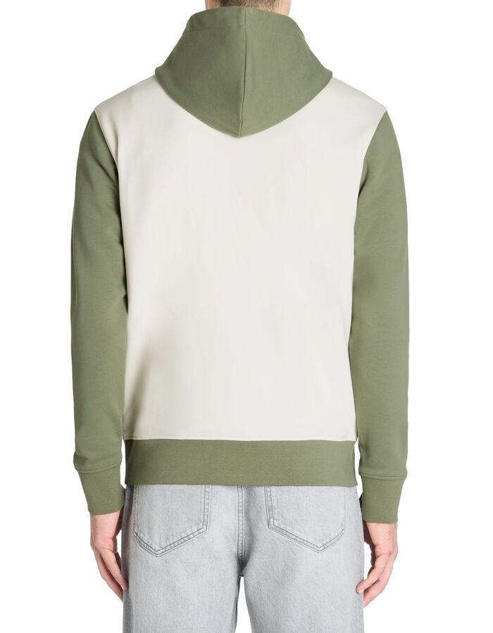 Celio Sweat Regular Capuche 100% Coton - Vert
