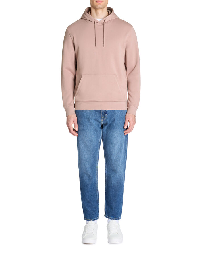Celio Sweat Regular Capuche 100% Coton - Violet