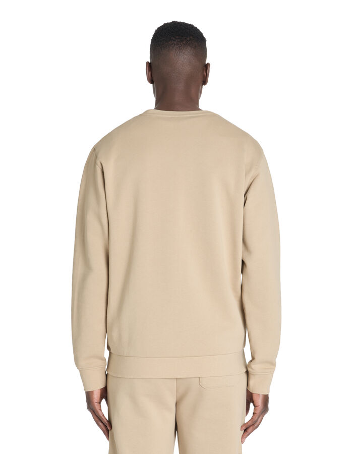 Celio Sweat Regular Col Rond 100% Coton - Beige