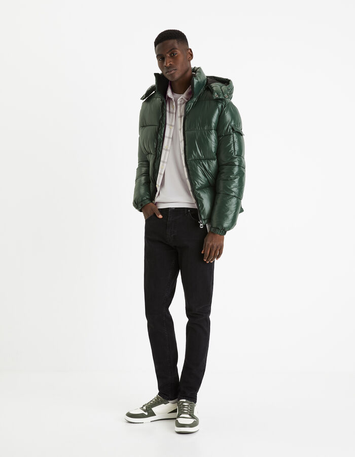 Celio T-shirt Slim Col Rond En Coton Stretch - Blanc