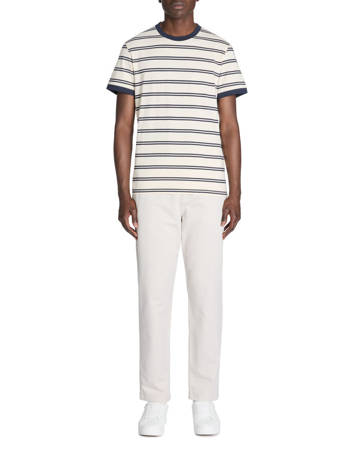 Celio T-shirt Straight Col Rond 100% Coton - Marine