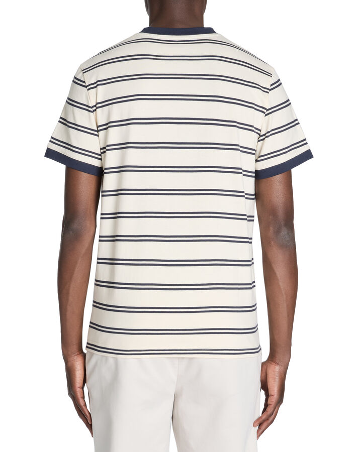 Celio T-shirt Straight Col Rond 100% Coton - Marine