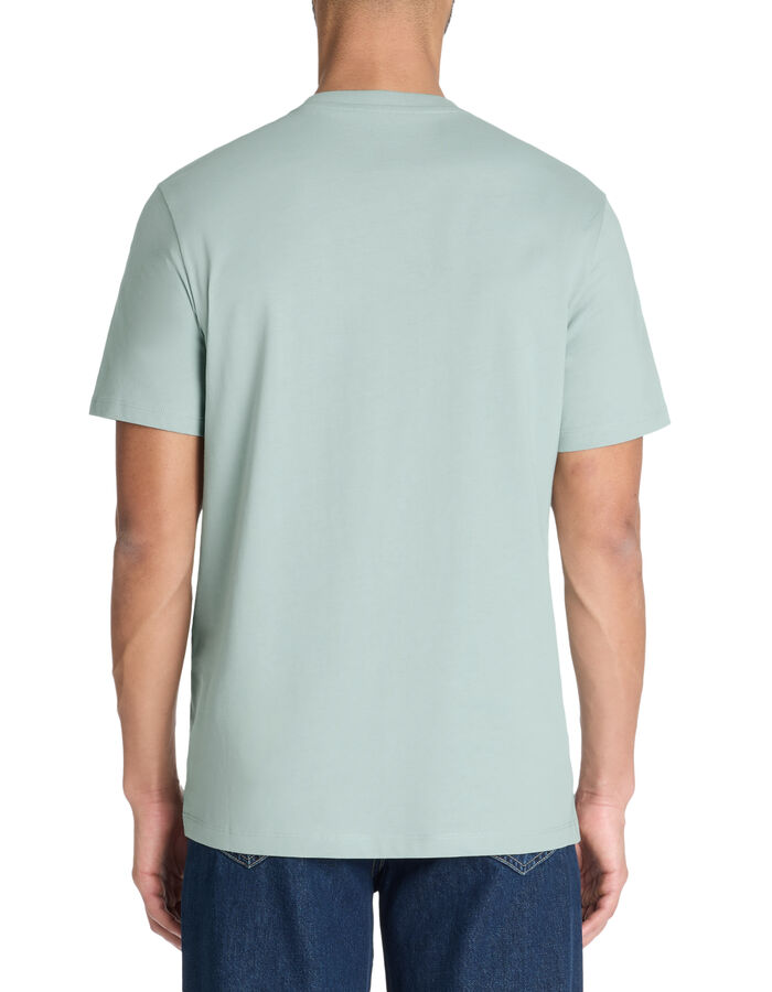 Celio T-shirt Straight Col Rond 100% Coton - Vert