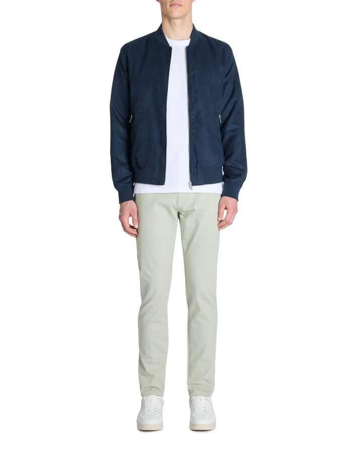 Celio Veste Col Bomber - Marine