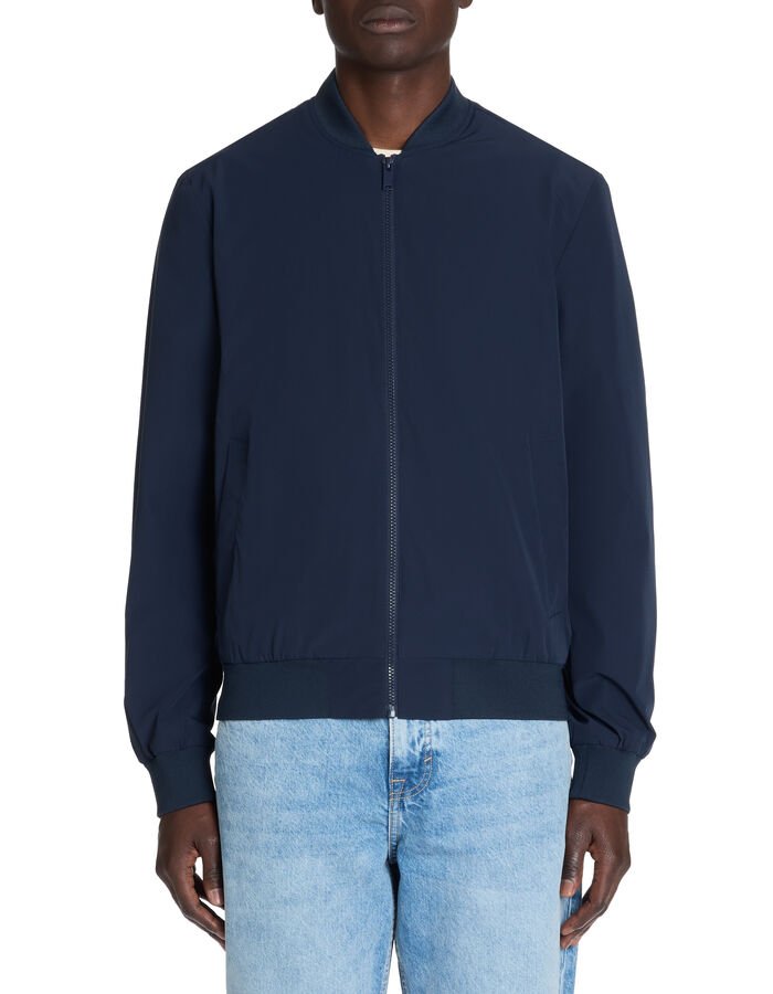 Celio Veste Col Bomber - Marine