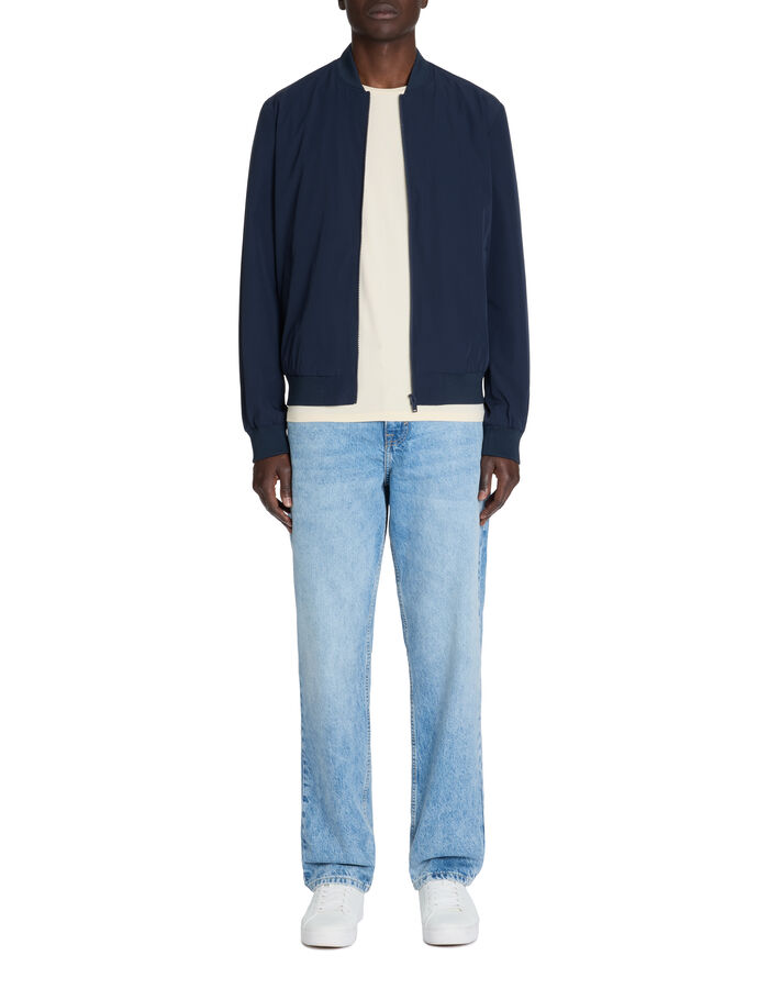 Celio Veste Col Bomber - Marine