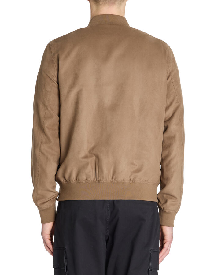 Celio Veste Col Bomber - Marron