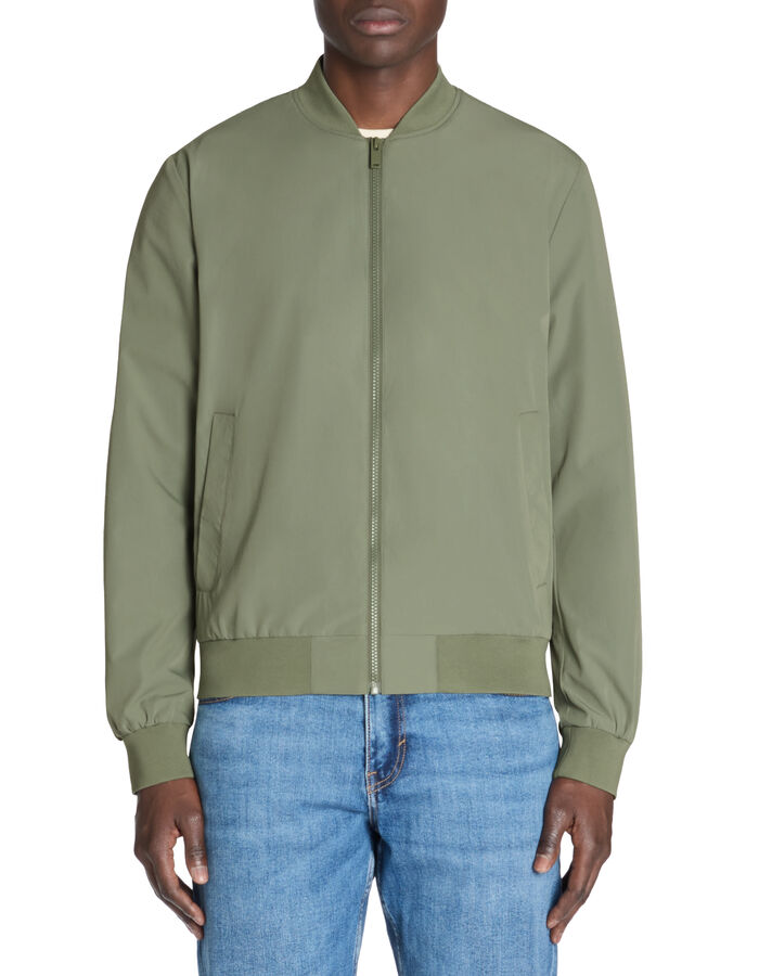 Celio Veste Col Bomber - Vert