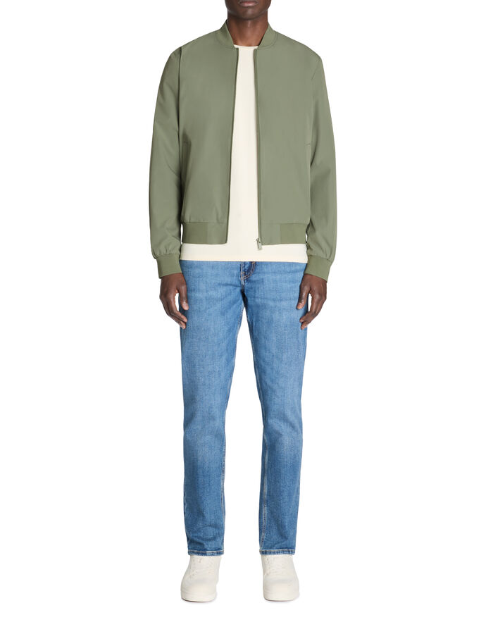 Celio Veste Col Bomber - Vert