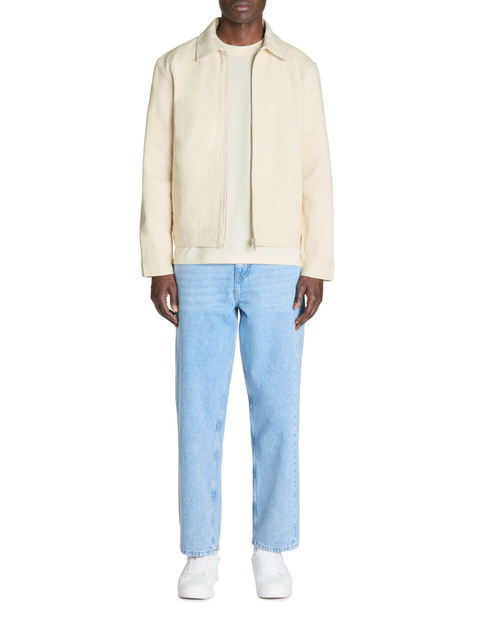 Celio Veste Col Chemise - écru