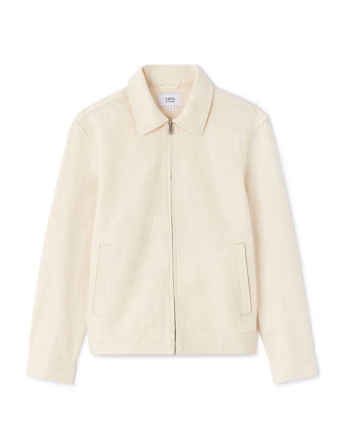 celio Veste col chemise - écru
