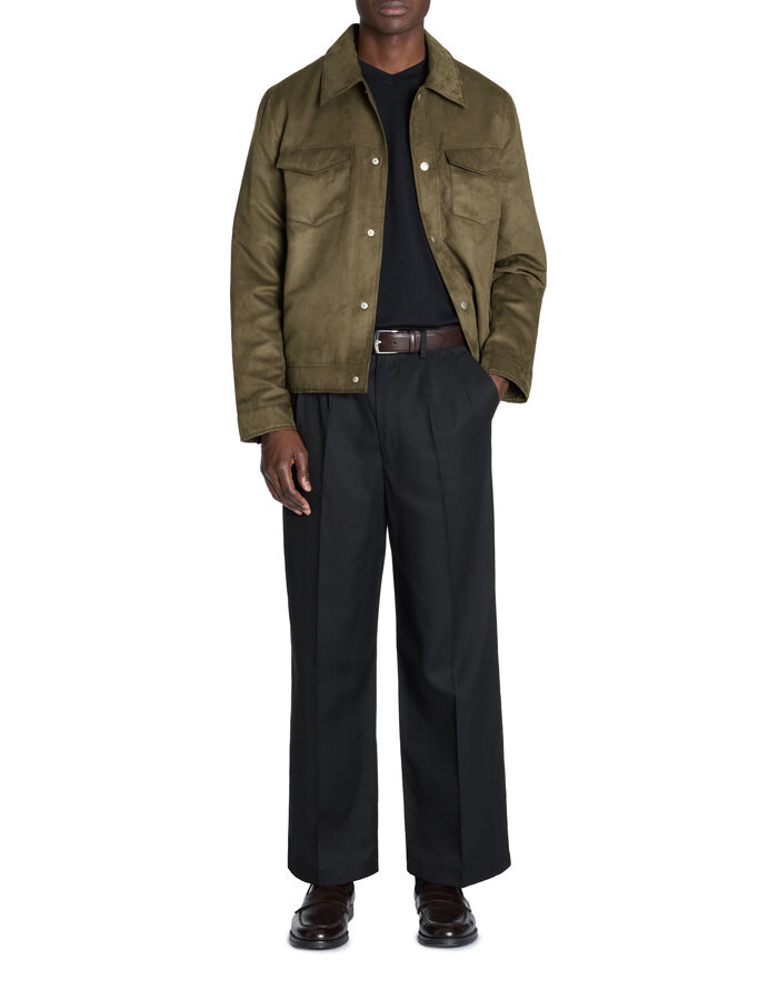 Celio Veste Col Chemise - Kaki