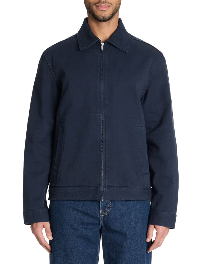 Celio Veste Col Chemise - Marine