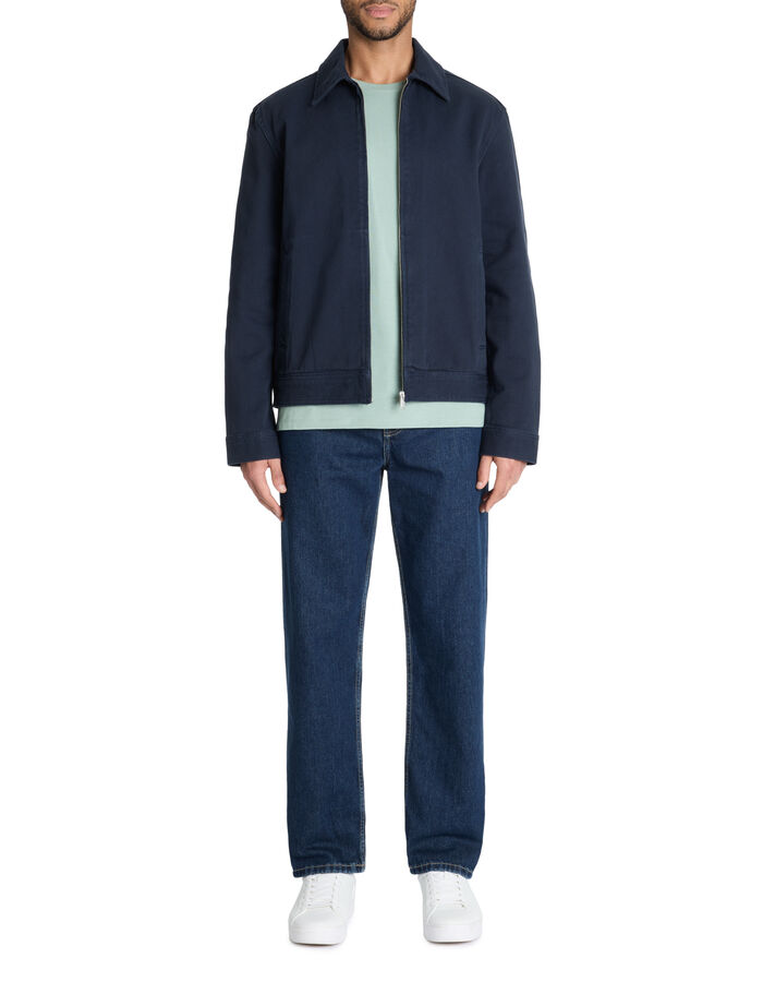 Celio Veste Col Chemise - Marine