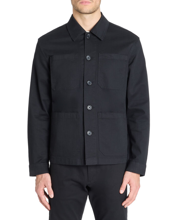 Celio Veste Col Chemise - Noir