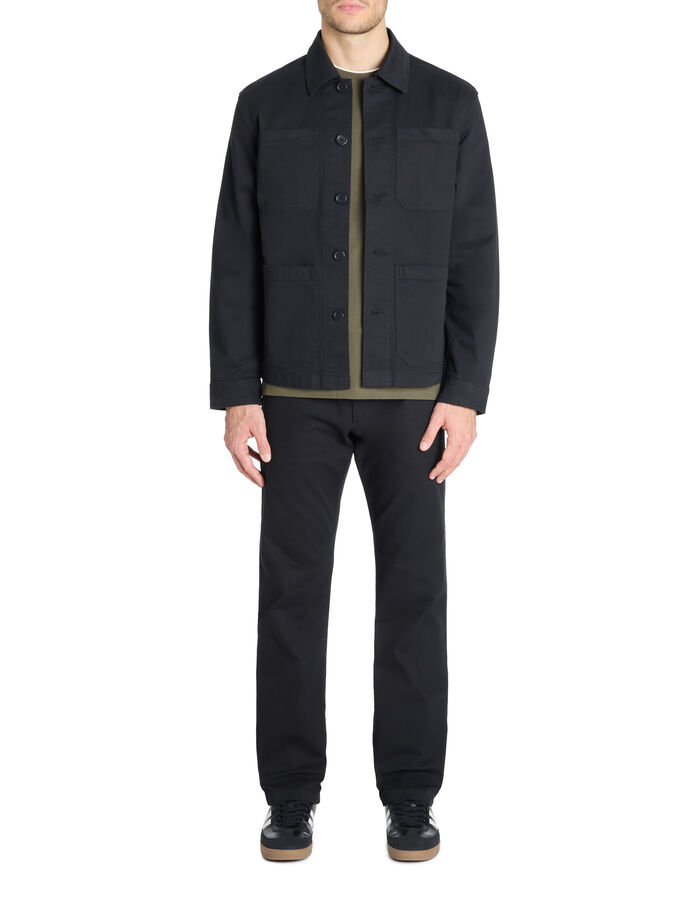 Celio Veste Col Chemise - Noir