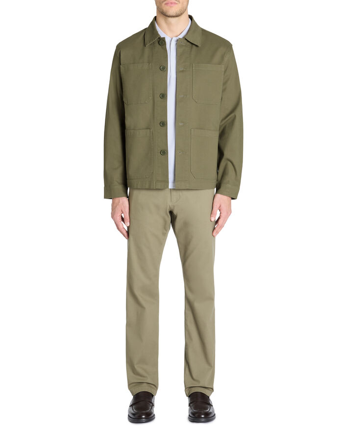 Celio Veste Col Chemise - Olive