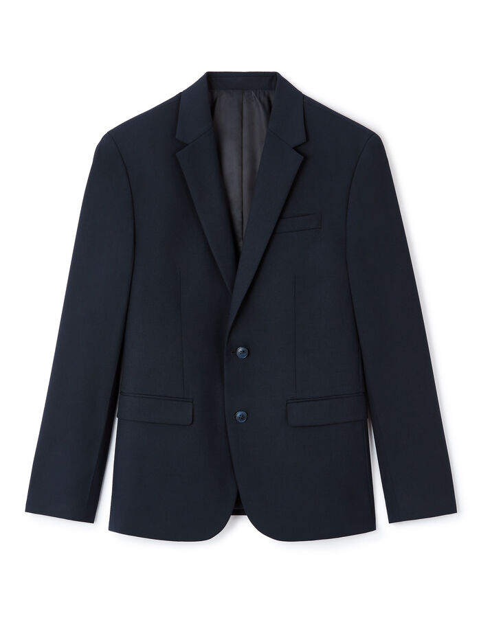 Celio Veste De Costume Regular Stretch - Marine