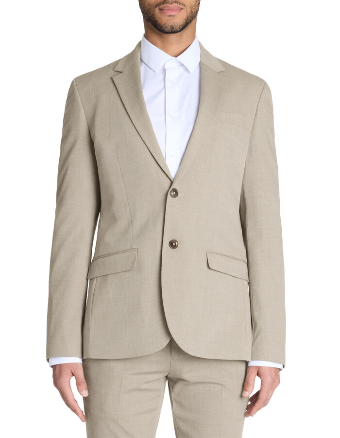 Celio Veste De Costume Slim Stretch - Beige