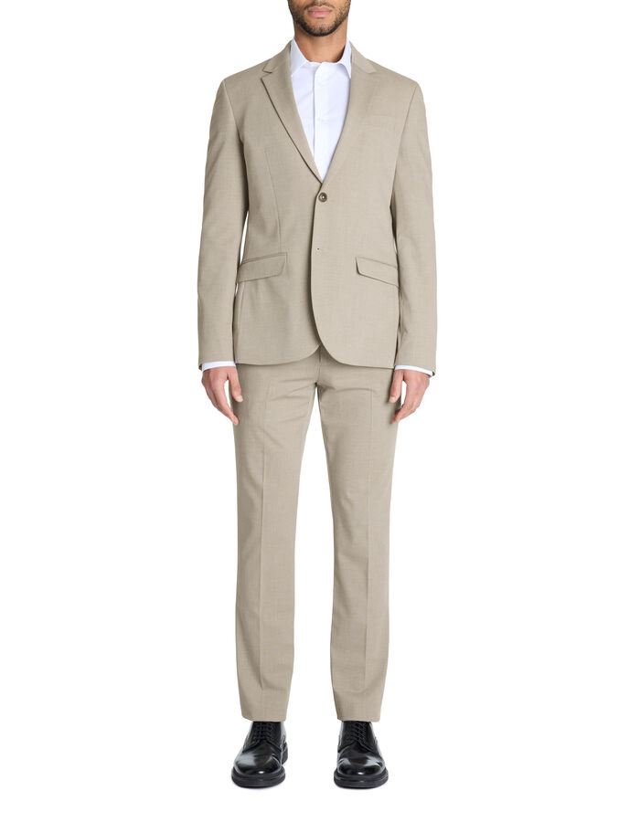 Celio Veste De Costume Slim Stretch - Beige