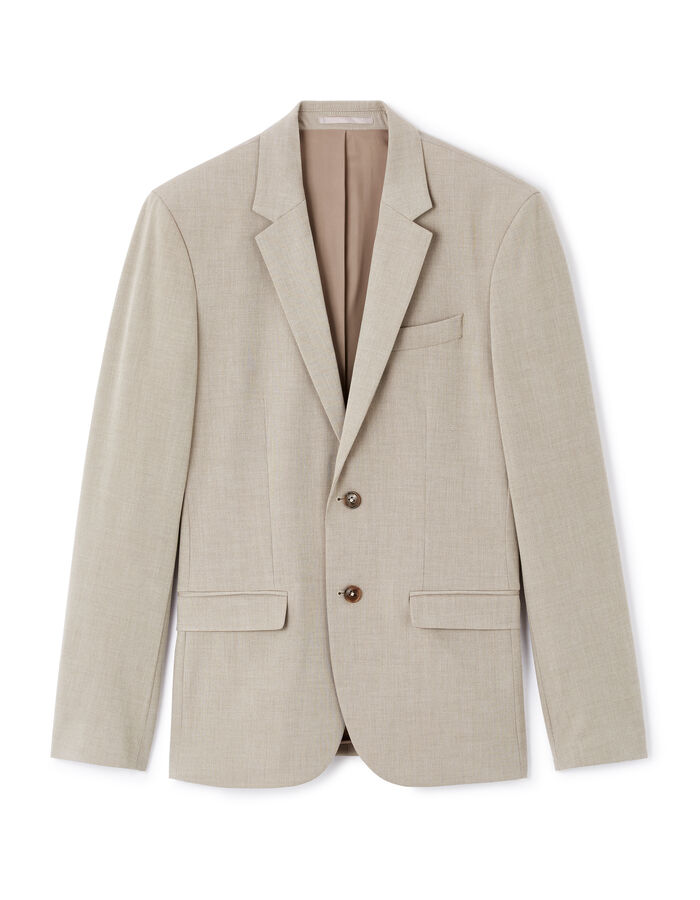 Celio Veste De Costume Slim Stretch - Beige