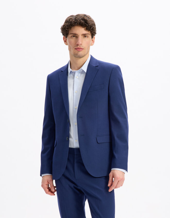 Celio Veste De Costume Slim Stretch - Bleu