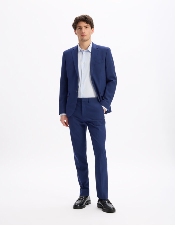 Celio Veste De Costume Slim Stretch - Bleu