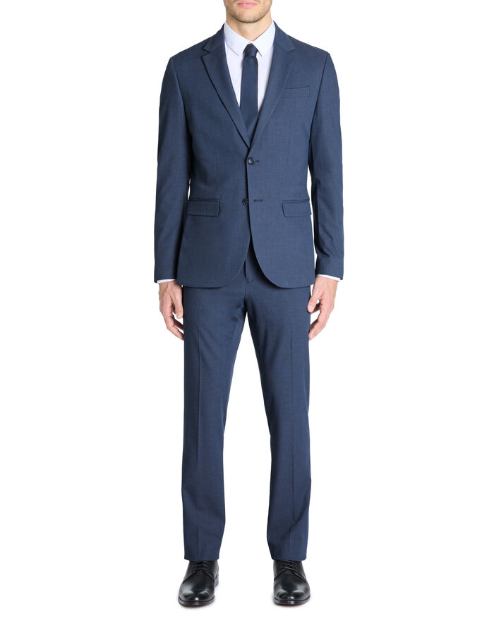 Celio Veste De Costume Slim Stretch - Bleu