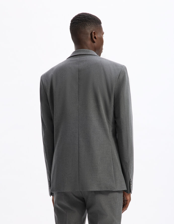 Celio Veste De Costume Slim Stretch - Gris