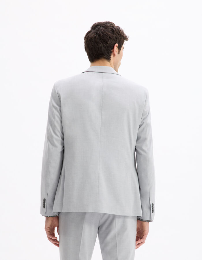 Celio Veste De Costume Slim Stretch - Gris