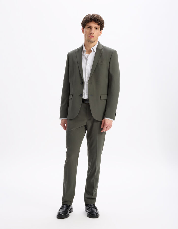 Celio Veste De Costume Slim Stretch - Kaki