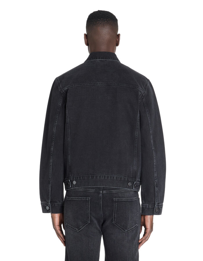 Celio Veste Trucker Col Chemise - Noir