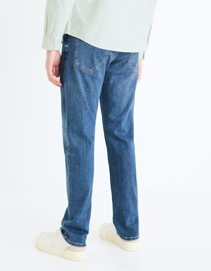 Celio Jean C.15 Straight Coton Stretch 3 Longueurs - Bleu