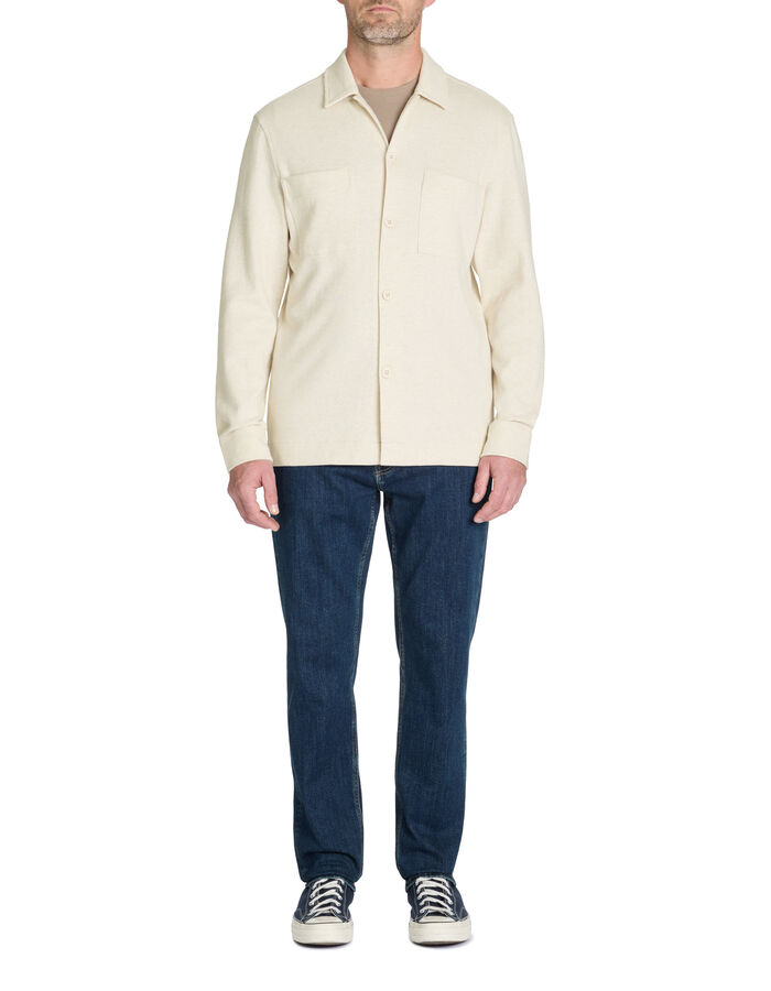 Celio Jean C.15 Straight Coton Stretch 3 Longueurs - Bleu Foncé