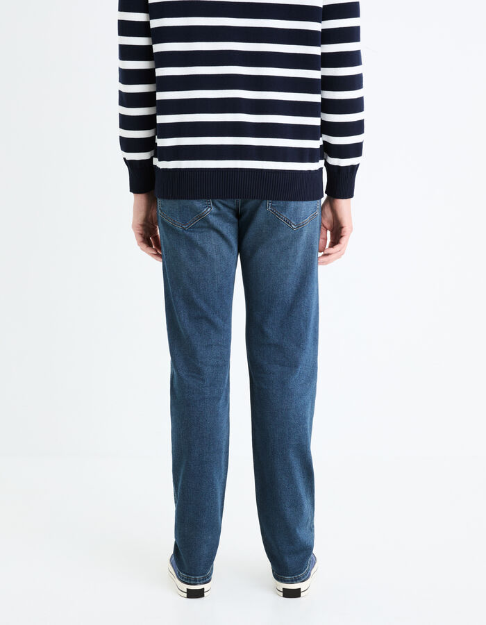 Celio Jean C.15 Straight Stretch Maille 3 Longueur - Bleu