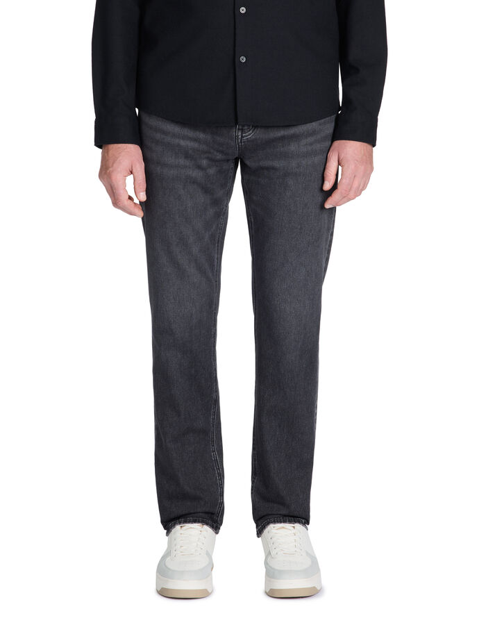 Celio Jean C.15 Straight Stretch Maille 3 Longueur - Gris